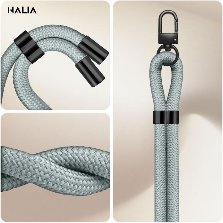 Actual product image Nalia HoldMe Lanyard Handykette - Universal Trageband für Smartphones - Verstellbar, Soft & Elastisch