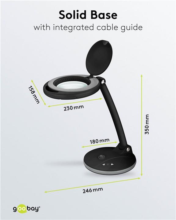 Produktbild Goobay LED-Stand-Lupenleuchte