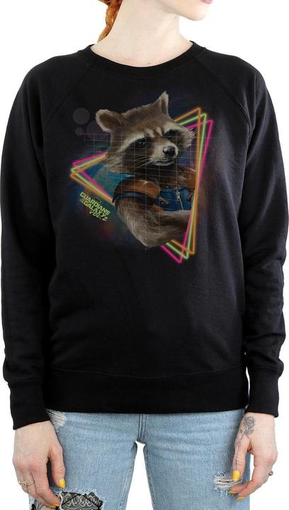 Produktbild Guardians Of The Galaxy Neon Rocket Sweatshirt (XXL)