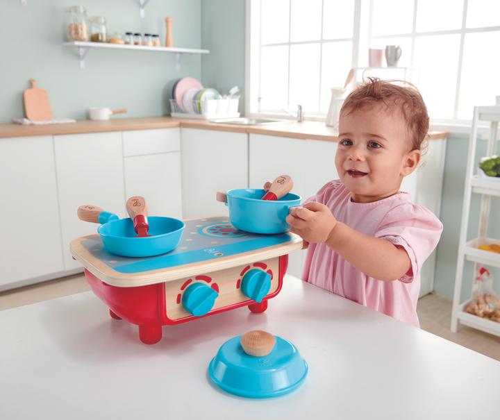 Actual product image Hape Kitchen set play stove