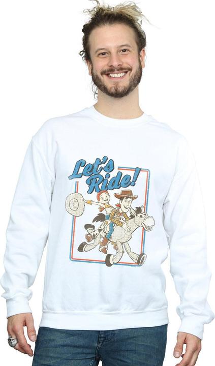 Actual product image Disney Mens Toy Story 4 Let's Ride Sweatshirt (S)