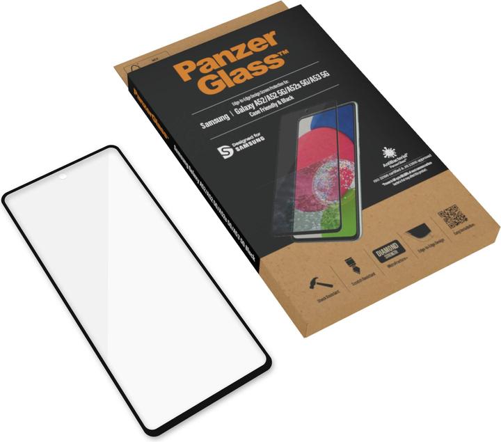 Actual product image PanzerGlass Edge to Edge (1 Piece, Samsung Galaxy A52, Samsung Galaxy A52 5G)