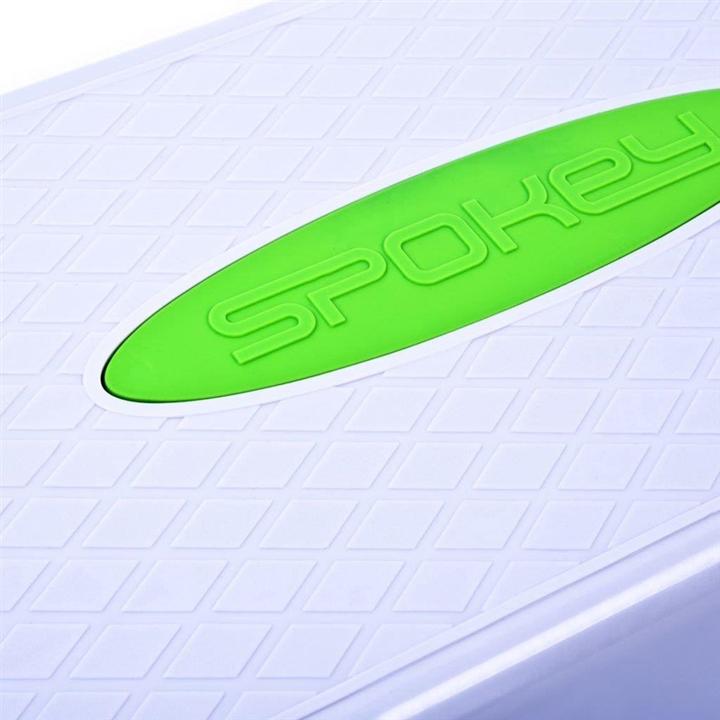 Actual product image Spokey Basic IV Two-step aerobic stepper, white and green, 920946