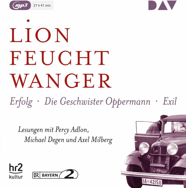 Immagine prodotto La trilogia della "Sala d'attesa". Successo L'esilio dei fratelli Oppermann (Leone Feuchtwanger, Michael Degen, Axel Milberg, Percy Adlon, Tedesco)