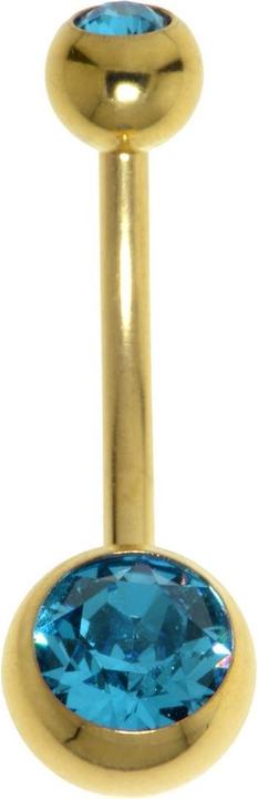 Produktbild Bijouteria Bauchpiercing (Edelstahl, PVD Beschichtung, Swarovski Kristall)