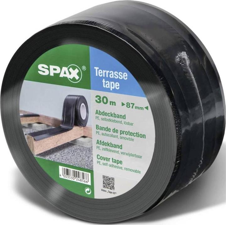 Produktbild Spax Terassenklebeband zum Schutz der Holzkonstruktion B=87mm, L=30m, Stärke 0,5mm (87 mm)