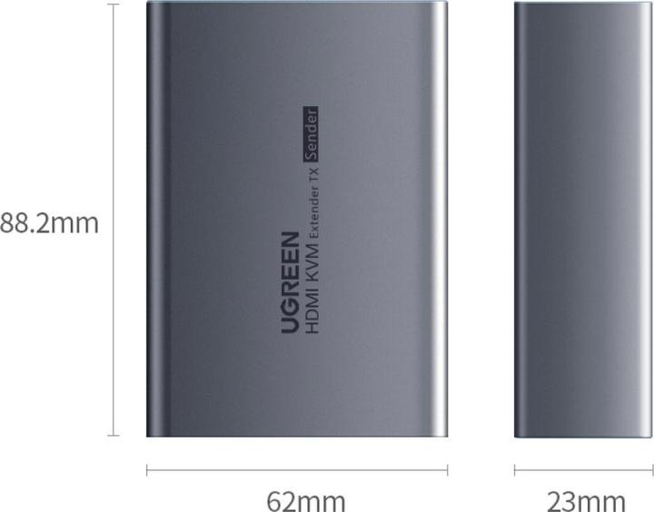 Actual product image Ugreen HDMI over Ethernet Extender
