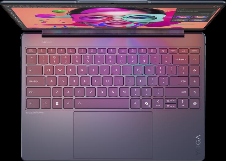Produktbild Lenovo Yoga 9 2-in-1 Aura Edition (14", Intel Core Ultra 7 258V, 32 GB, 1000 GB, CH)