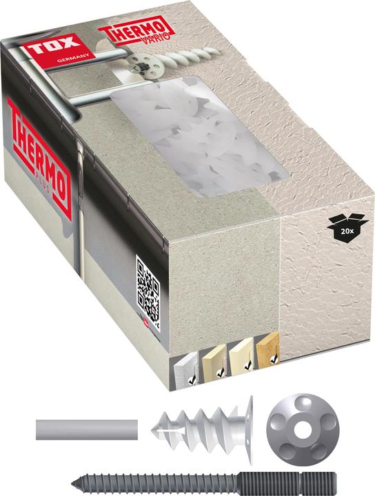 Produktbild Tox Fallrohrbefestigung Thermo Vario (20 Stk.)