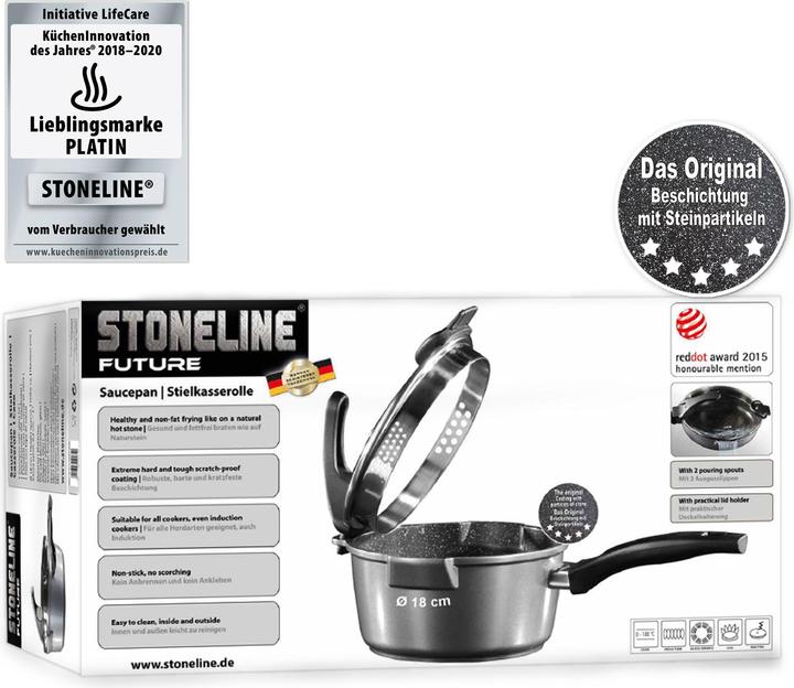 Actual product image Stoneline Future (18 cm, Saucepan, Cast aluminium)