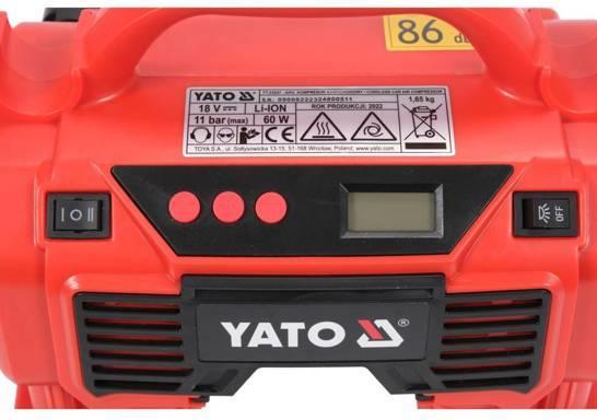 Actual product image Yato Compressor (11 bar, 21 l)