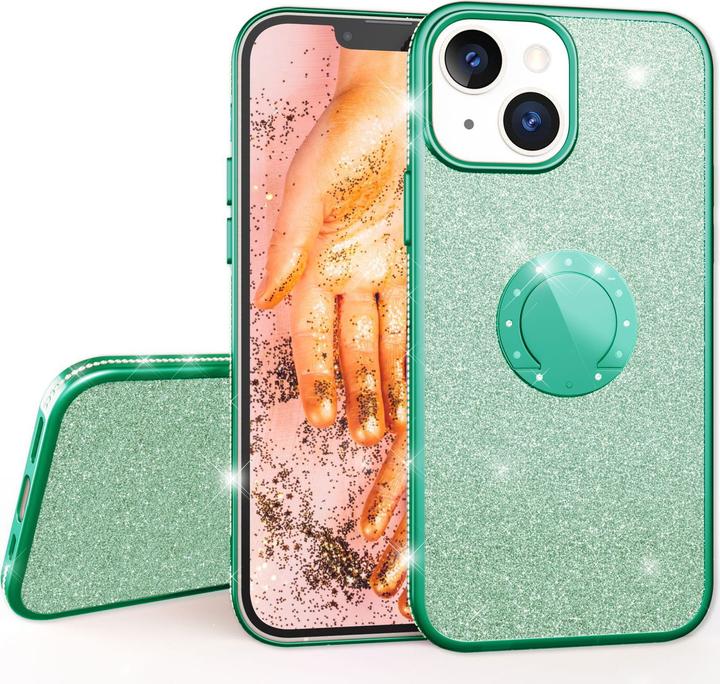 Produktbild Nalia Ring Glitzer Silikon Hülle (Apple iPhone 13)
