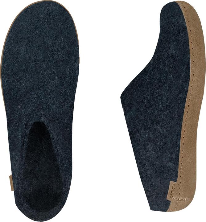Actual product image Glerups Leather sole slippers (43)