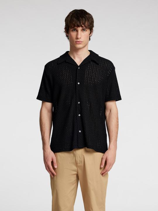 Immagine prodotto Selected Homme Jacquard Strick Kurzarmhemd (L)