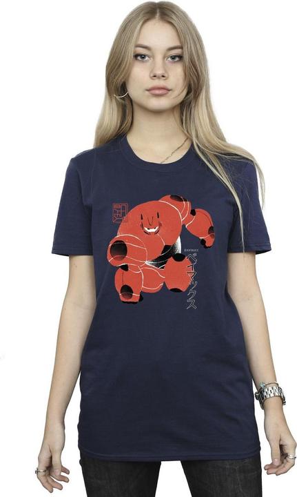 Actual product image Disney Womens/Ladies Big Hero 6 Baymax Suite Pose Cotton Boyfriend T-Shirt (XL)