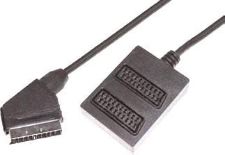 Immagine prodotto E+P VC 82 0,5 m Cavo SCART (21-pin) 2 x SCART nero (0.50 m)