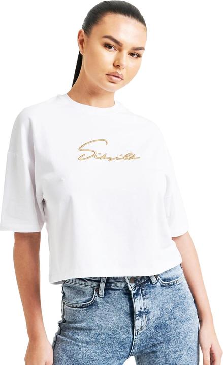 Actual product image Siksilk Womens/Ladies Signature Crop Top (32 D)