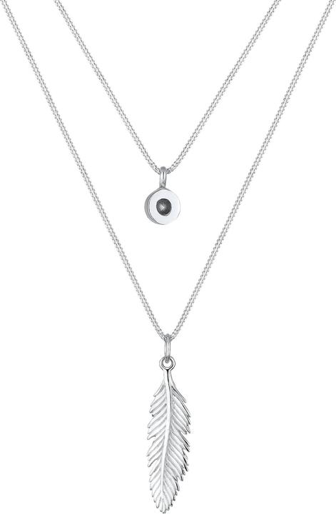 Actual product image Elli Feather, Boho (925 sterling silver, Glass crystal, 45 - 55 cm)