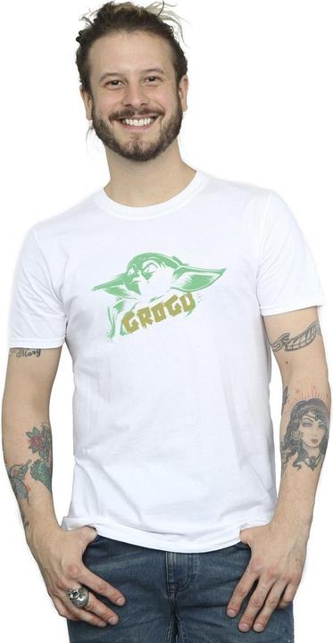 Image du produit Star Wars - T-shirt THE MANDALORIAN GROGU THE CHILD SPLAT - Homme (S)