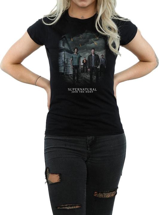 Produktbild Supernatural Womens/Ladies Join The Hunt Meteor Shower Cotton T-Shirt (XXL)