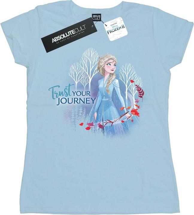 Actual product image Disney Womens/Ladies Frozen 2 Trust Your Journey Cotton T-Shirt (XXL)