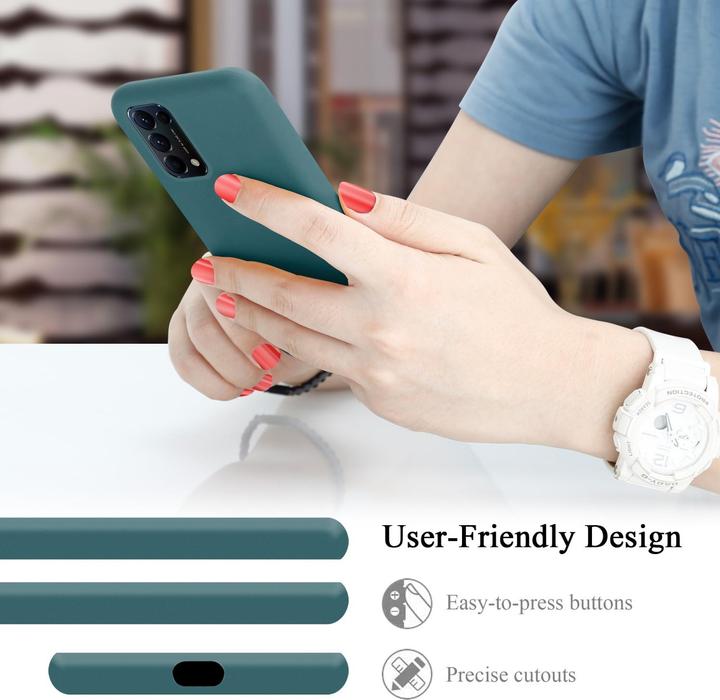 Immagine prodotto Cadorabo Custodia in silicone liquido TPU (Oppo Find X3 Lite)