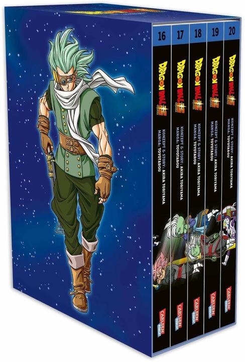 Actual product image Dragon Ball Super, Bände 16-20 im Sammelschuber (German, Toyotarou, Akira Toriyama (Original Story), Cordelia Suzuki, 2024)