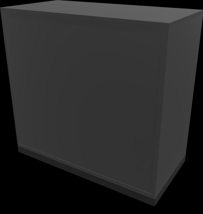 Actual product image Narbutas Choice sliding door cabinet (80 x 40 x 76 cm)