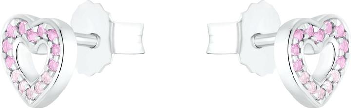 Immagine prodotto Prinzessin Lillifee Gioielli per orecchie da bambina, argento 925, zirconi (sintetici), cuore (Argento 925)