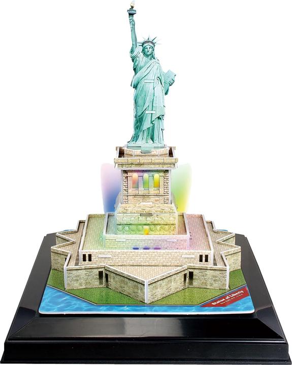 Actual product image Cubicfun 3D Puzzle Statue of Liberty (Light) (37 pieces)