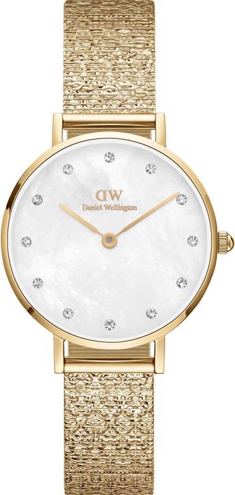 Produktbild Daniel Wellington Classic Petite Lumine Pressed Piano Gold White (Analoguhr, 28 mm)