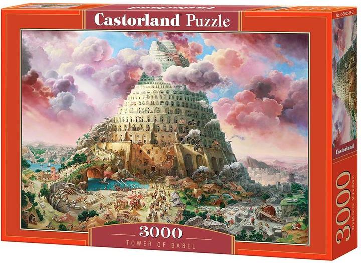 Castorland Puzzle della Torre di Babele 3000 pezzi Paesaggio (3000 pezzi)