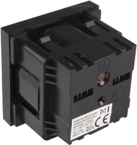 Productafbeelding Maclean MCE718 - Type E stopcontact (Frans), geschikt voor glazen frames, zwart B