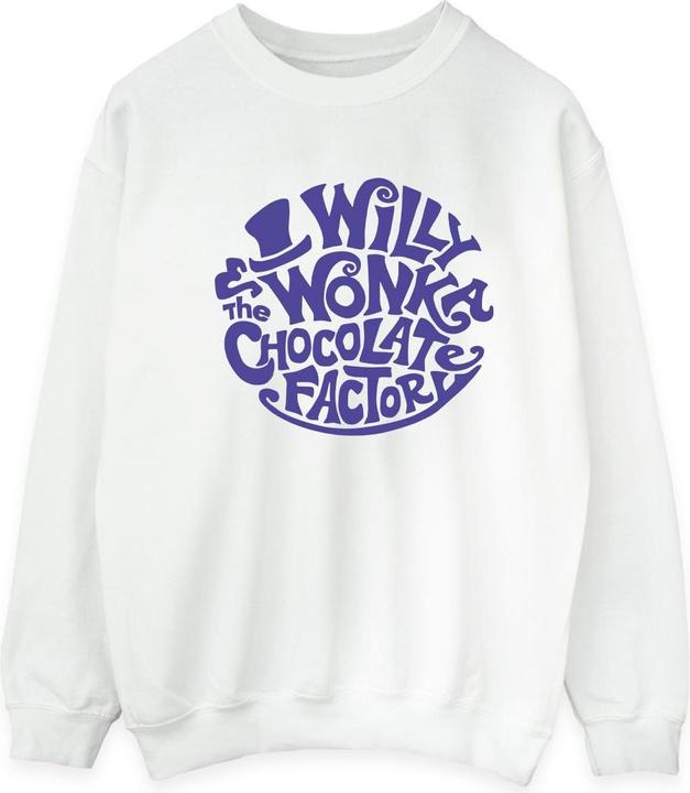 Willy Wonka & the Chocolate Factory Typed Logo Sweatshirt (L)