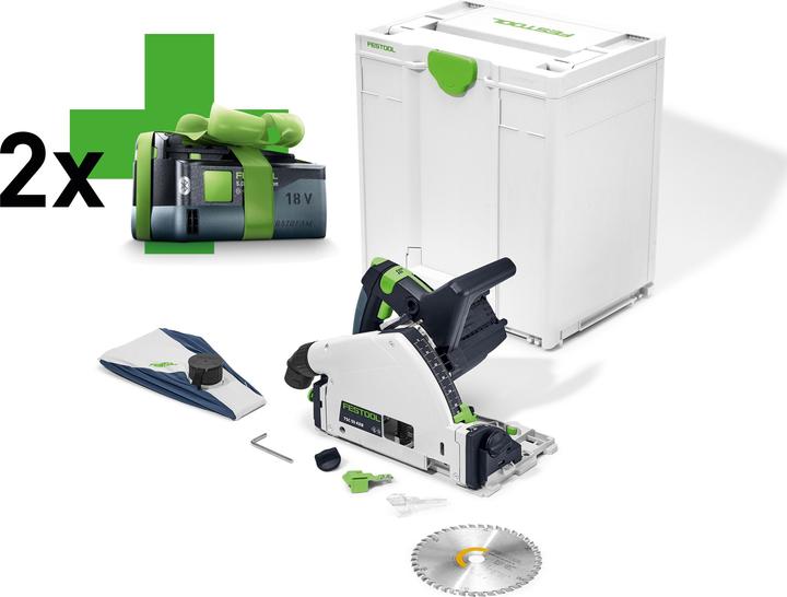 Festool Scie plongeante sans fil TSC 55 KEB-Basic-5,0