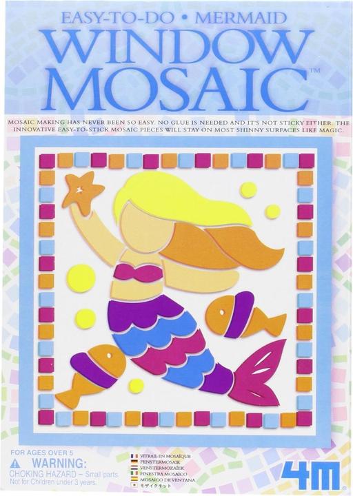 Actual product image 4M Window Mosaic with Display (Butterfly, Fairy, Mermaid)