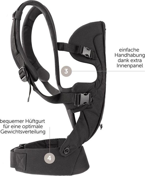 Actual product image Fillikid Baby carrier Walk 4in1 incl. silicone dummy box Diamant baby carriers & slings
