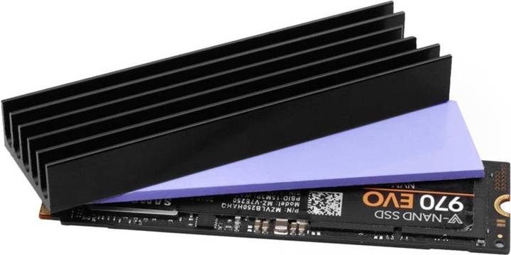 Produktbild Axagon CLR-M2L10 passiver M.2-SSD-Kühlkörper - 2280, 10 mm Höhe, Aluminium