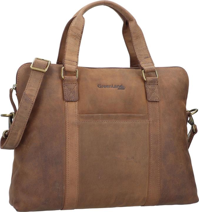 Produktbild Greenland Nature Montenegro Aktentasche Leder 40 cm Laptopfach