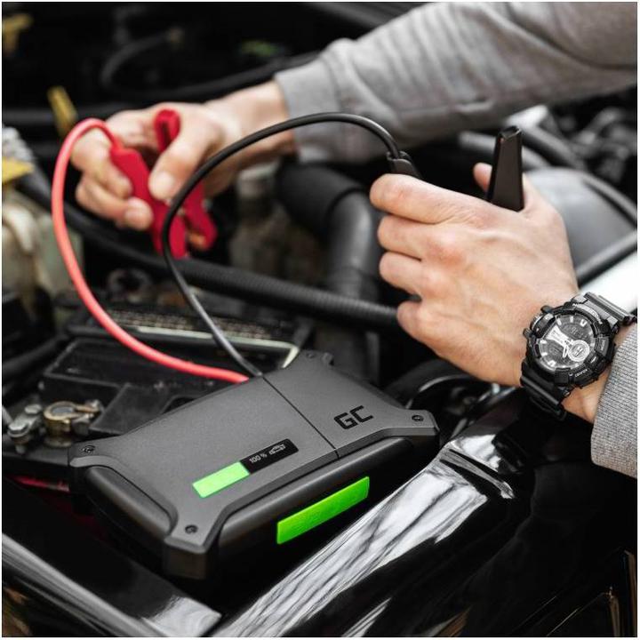 Produktbild GreenCell Ladegerät und Starthilfe Powerbank (16000 mAh, 80 W, 59.20 Wh)