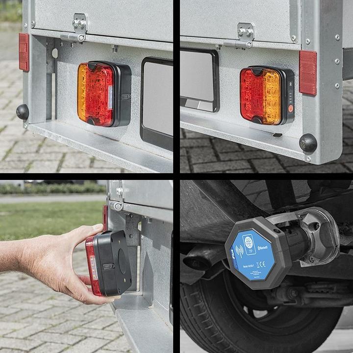 Produktbild ProPlus Rückleuchten-Set LED mit Magnet kabellos (Bluetooth) 7-polig