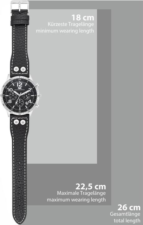 Immagine prodotto Orologio da uomo Flight Captain - 34124 (Cronografo, 43.80 mm)