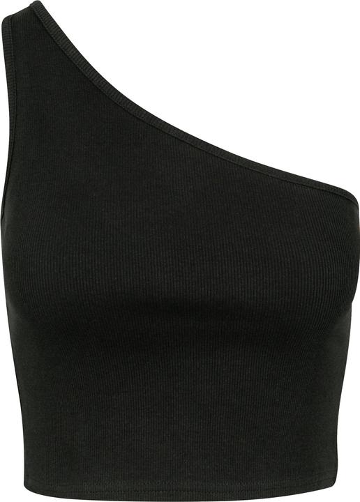 Urban Classics Ladies Cropped Asymmetric Top