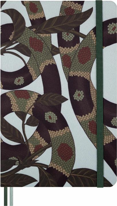 Immagine prodotto Moleskine NB Foglie di serpente-LG lin (13 x 21 cm, Righe, Copertina rigida)