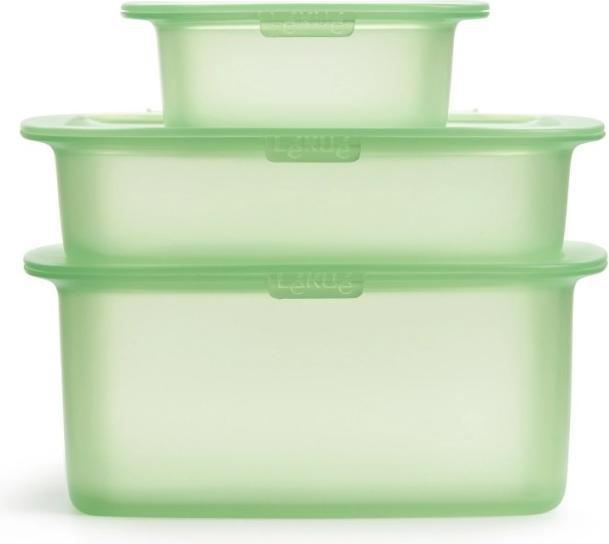 Actual product image Lékué Set of reusable silicone containers (1 l)