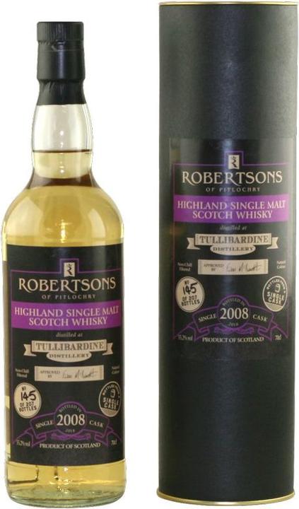Image du produit Tullibardine 10 Jahre JG 2008, Robertsons (Scotch Whisky)