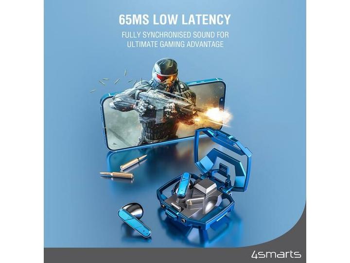 Produktbild 4smarts TWS Bluetooth Kopfhörer GameBuds (keine Geräuschunterdrückung, 24 h, Kabelgebunden)