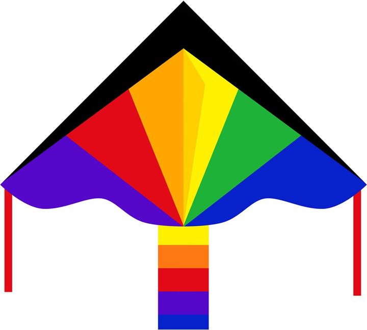 Actual product image Invento Kites Simple Flyer Rainbow