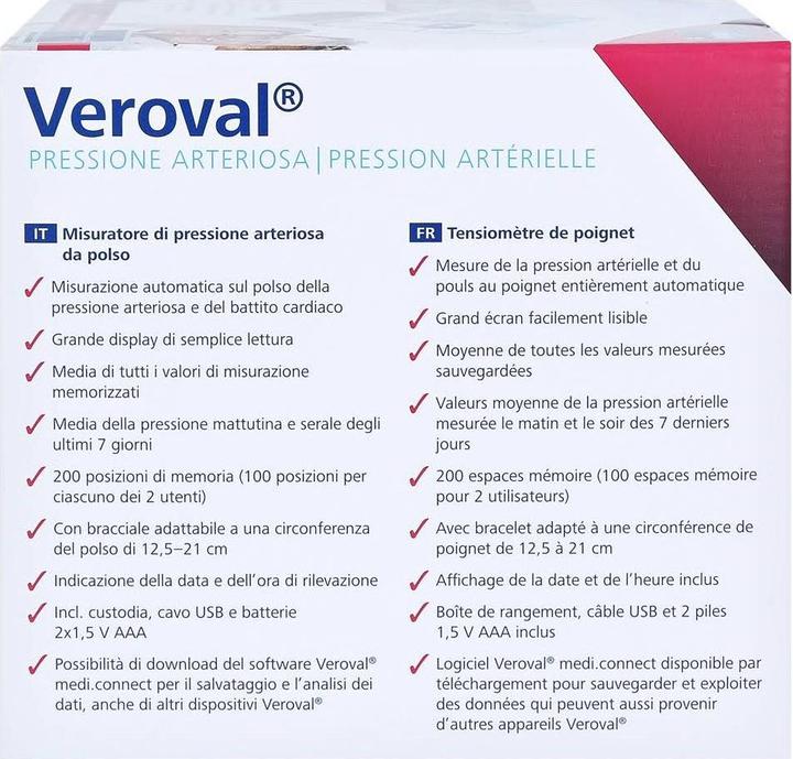 Image du produit Veroval Poignets (Tensiomètre au poignet)