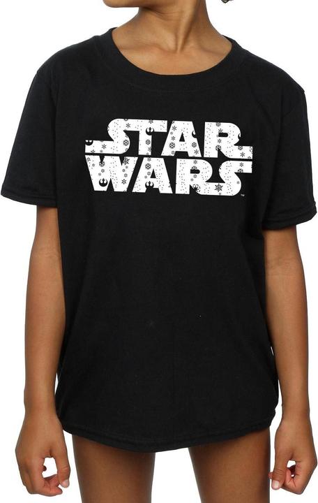 Image du produit Star Wars - T-shirt CHRISTMAS LOGO - Fille (140, 146)
